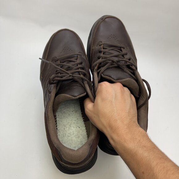 New Balance 928V3 Comfort Walking Shoes Mens 14 EE Wide Brown Leather RollBar - Picture 13 of 15